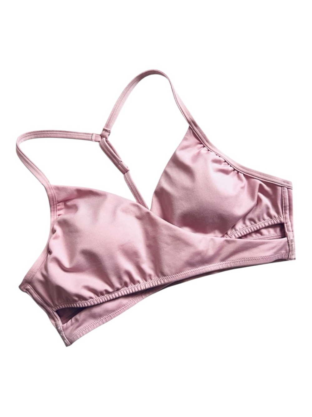 PINK SPORT by Victoria’s Secret Blush Pink Crossover Racerback Sports Bra Sz M
